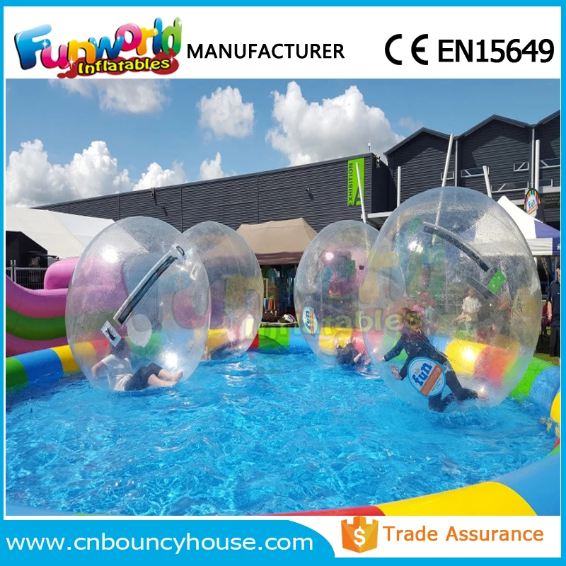 
Customized Cube Inflatable Water Pool Summer Sport Game With Air Pumps 
