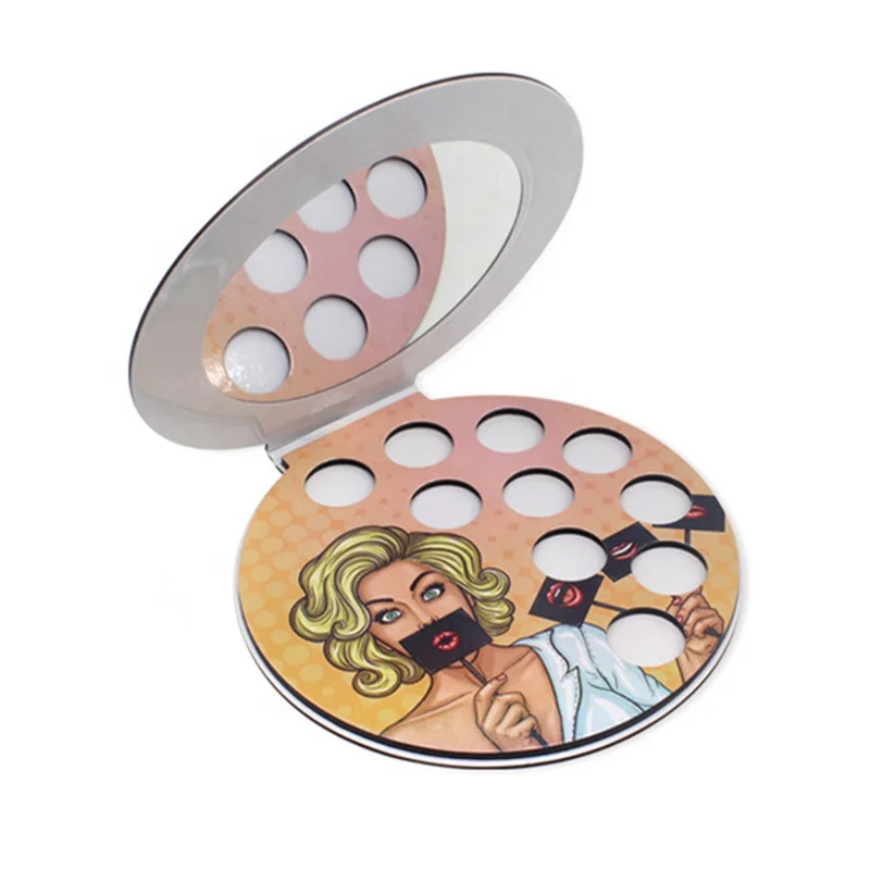 

High quality 10 Color makeup eyeshadow palette, private label cosmetic with low MOQ, low price