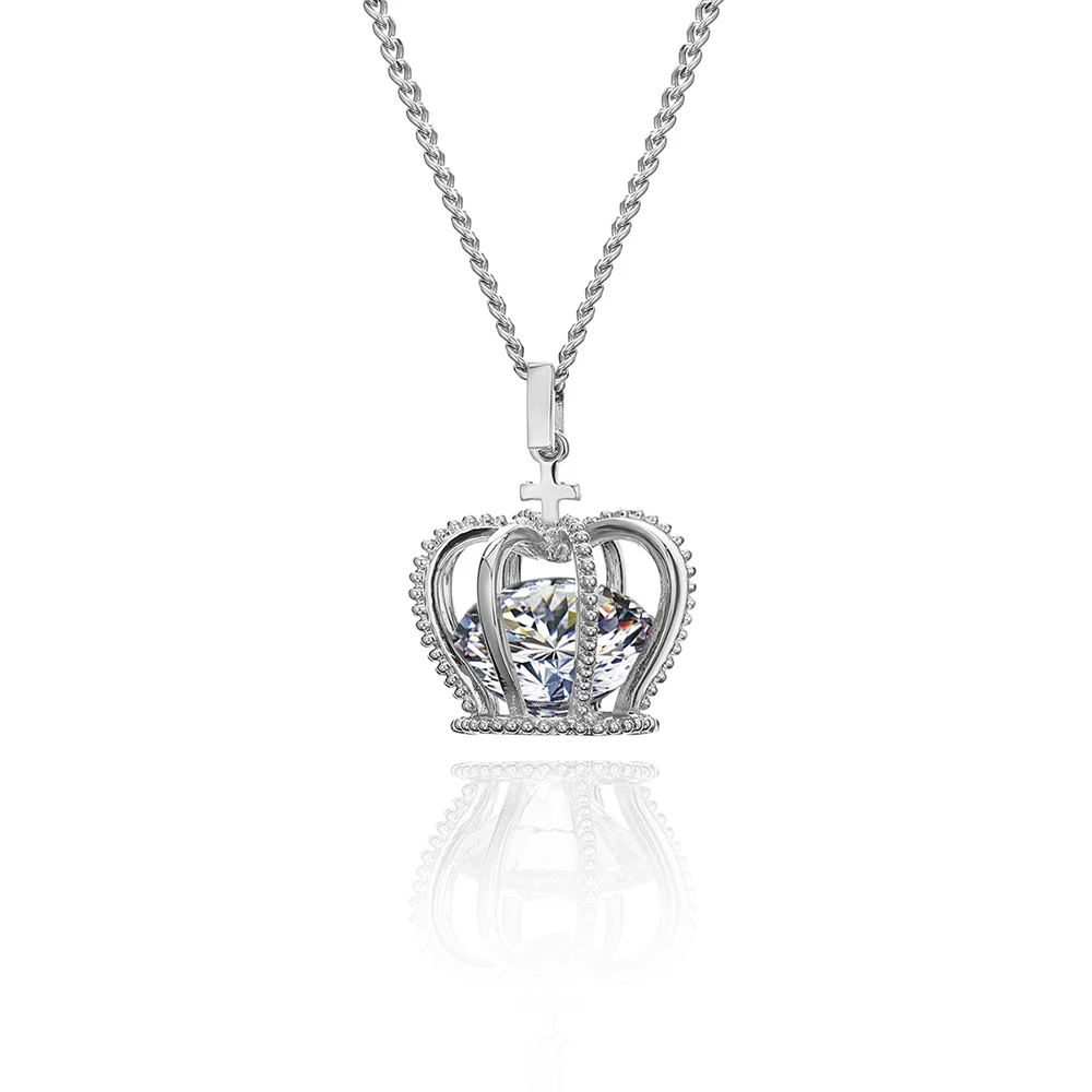

XL08411G personalized Crown Necklace jewelry