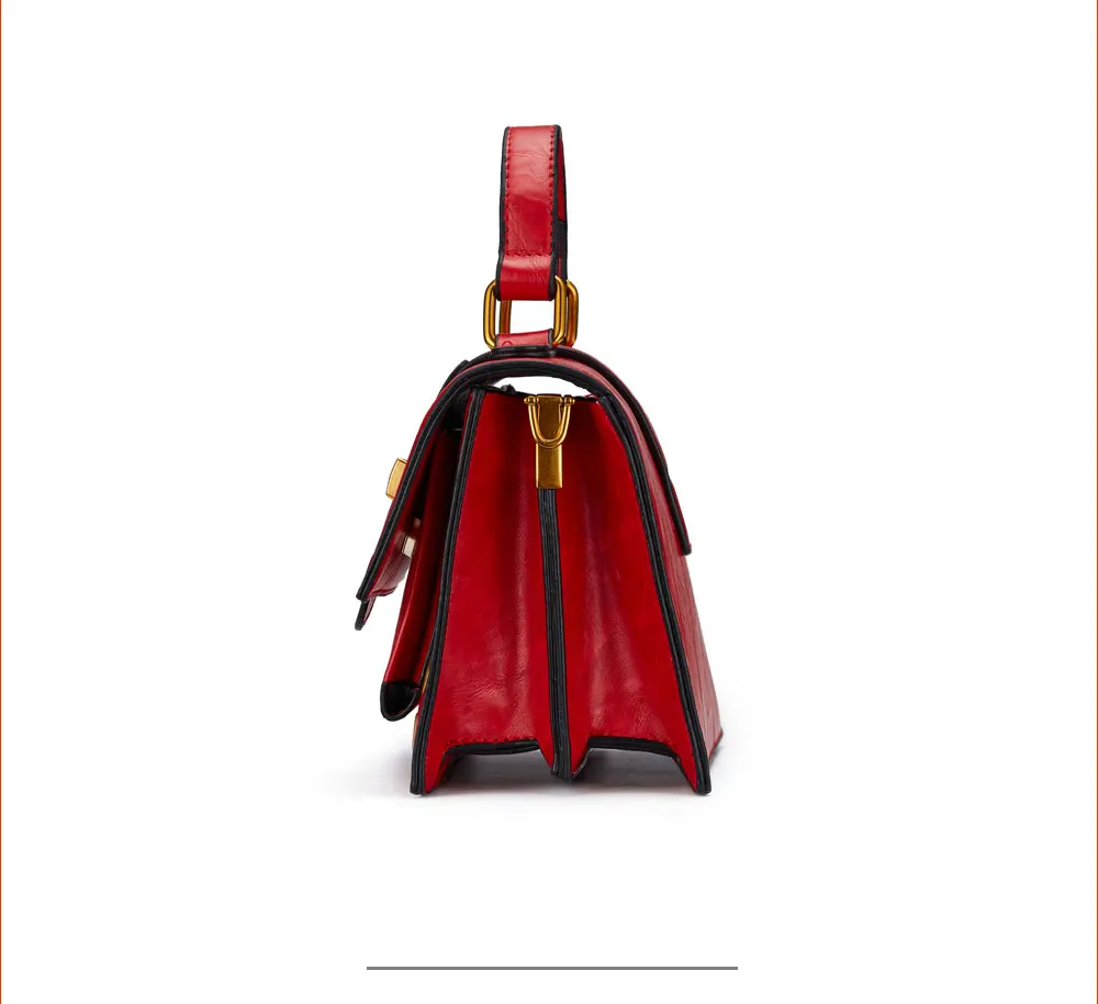 Classic Luxury Crossbody Bags Red Faux Leather Handbags for Women.jpg