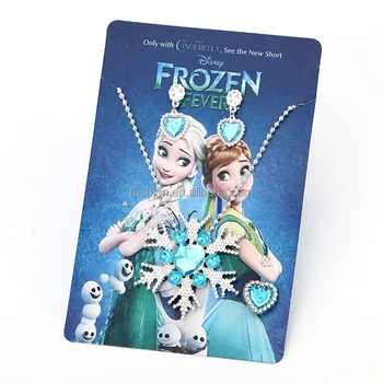 Latest Design Frozen Elsa Anna Snowflake Necklace And Earring Kids Christmas Crystaljewelry Set Jewelry Latest Design Frozen Elsa Anna Snowflake Necklace And Earring Kids Christmas Crystaljewelry Set Jewelry