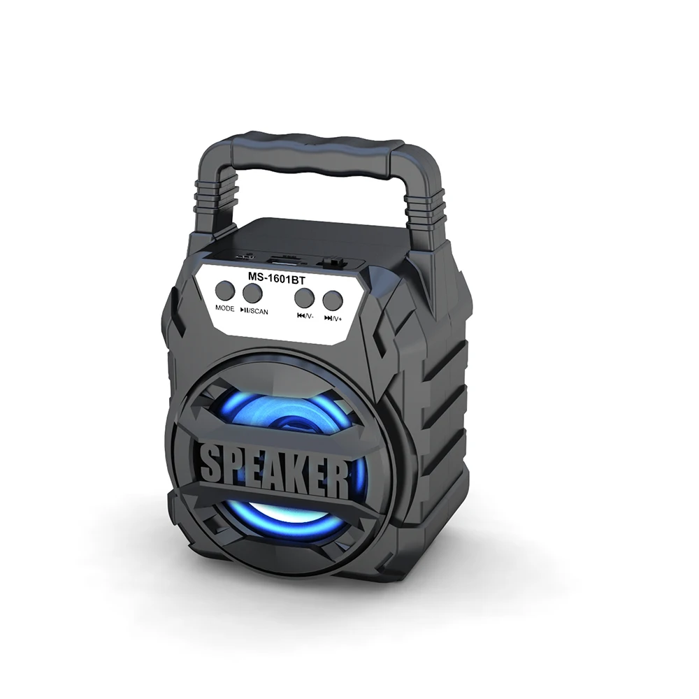 private model Subwoofer radio soundbox player mini speakers All plastic box portable bluetooth wireless trolley speaker - ANKUX.COM