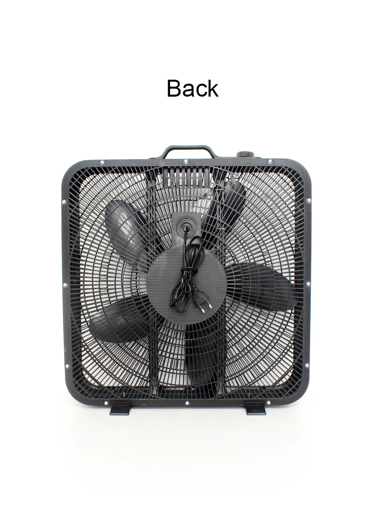 Promotional China Box Window Fan 5 Blades High Speed 220v 20inch
