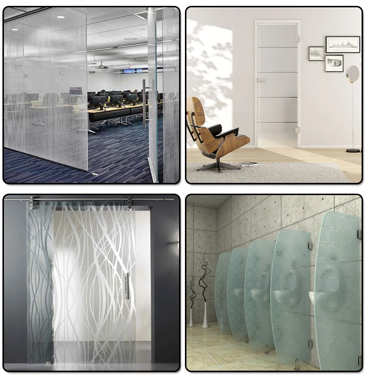 3mm toughened silk screen microwave oven glass panel door