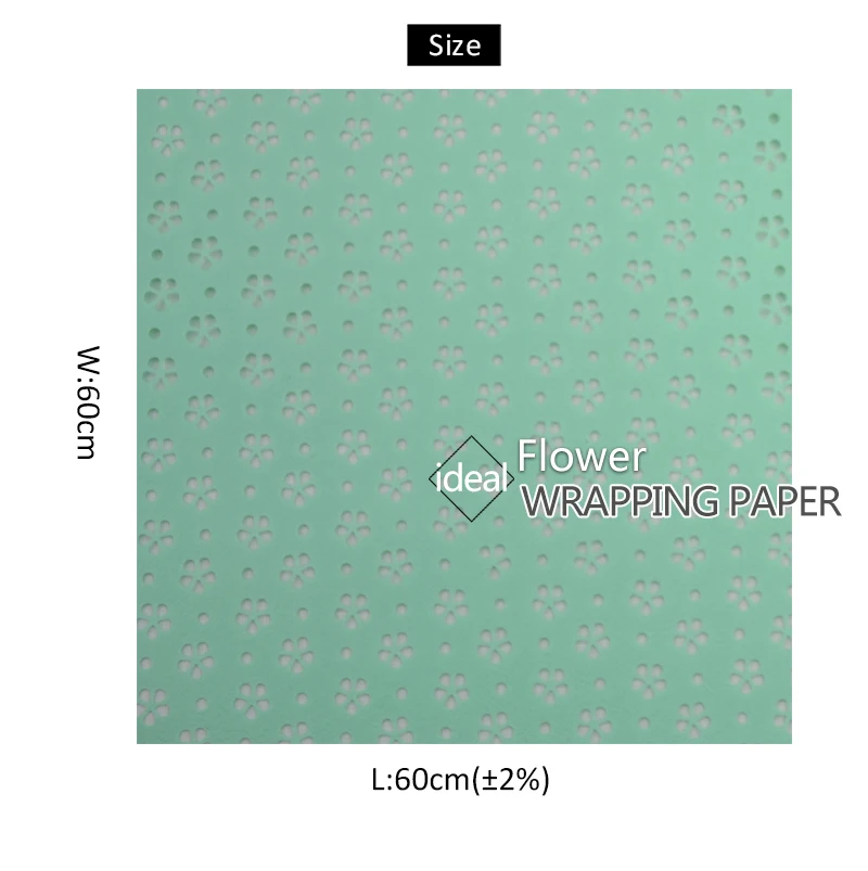 
Flowers Packaging Paper Bouquets Materials Gift Hollow Waterproof Pudding Paper Wedding Gift Decoration Supplies 