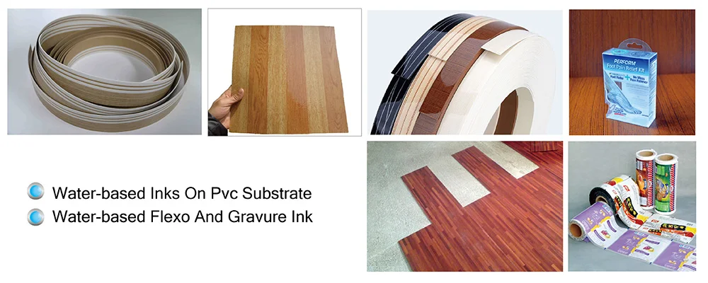 Alcohol resistant water-based emulsion for PVC ink