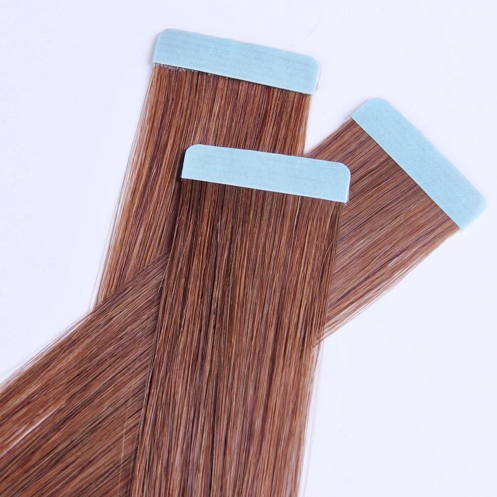 

Strong adhesive color tape in brazilian human hair extention