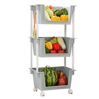 

2019 Best selling 3 tiers fruit storage basket rack