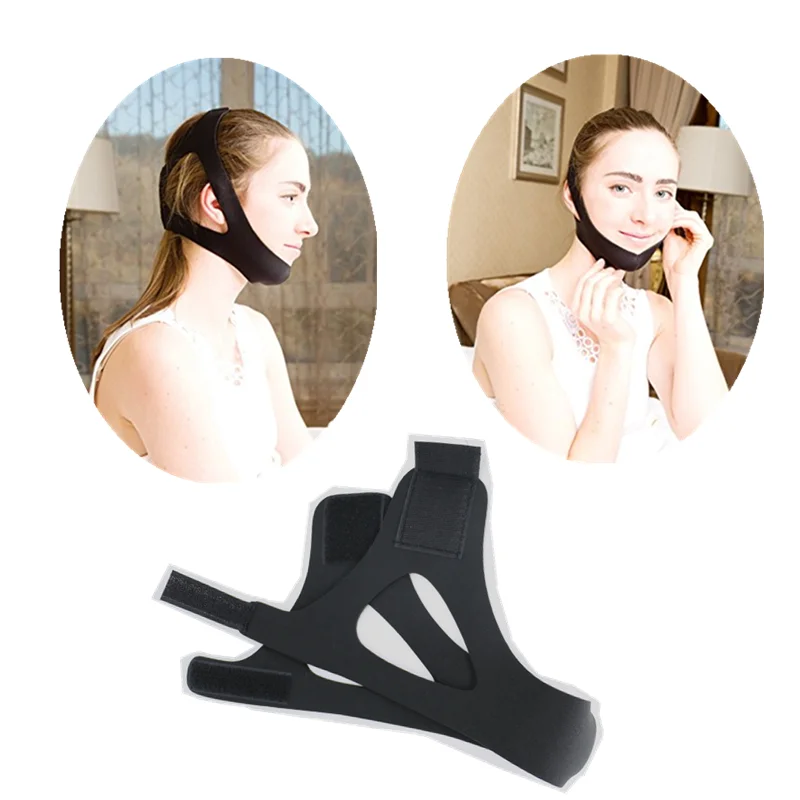 

Stop Snoring Solution Chin Strap,Anti Snore Jaw Belt,stop snoring device, Black