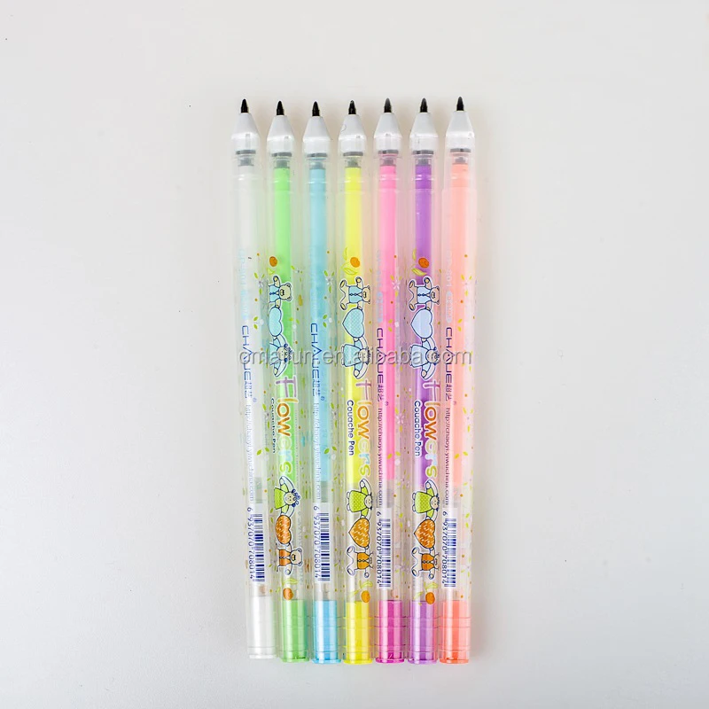 Chaue Brand Black Paper White Color Gel Pen With Cap Buy White Color