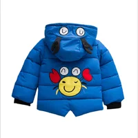 

Wholesale winter infant toddler kids padded coat baby girls boys cartoon jacket coat oem accept