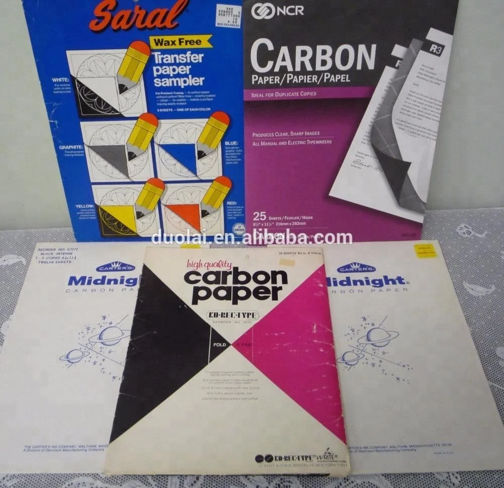
3 Assorted Colored Waxfree Graphite Transfer Paper 