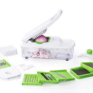 Image of B410-A Mandolin Multi Slicer 7 In 1 Manual Kitchen Slices And Dices Vegetable Cutter Tools Food Hand Grater