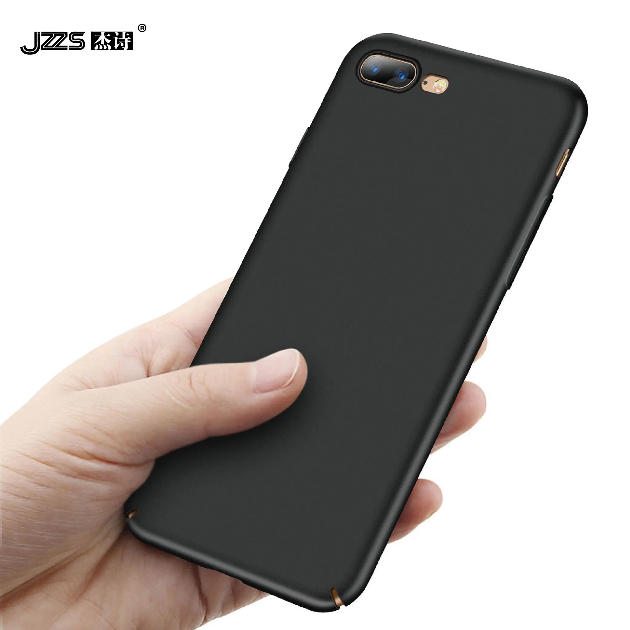 

Ultra Thin Fuel Oil Plastic Injection Hard PC Material case Phone Cover For iPhone 7 8 Plus Case, Red;gold;black blue