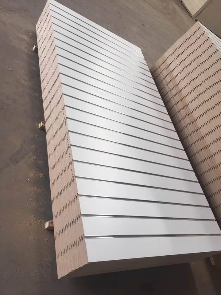 Tablero Ranurado De Mdf De Pared De 15mm,Panel De Listón De Mdf,7