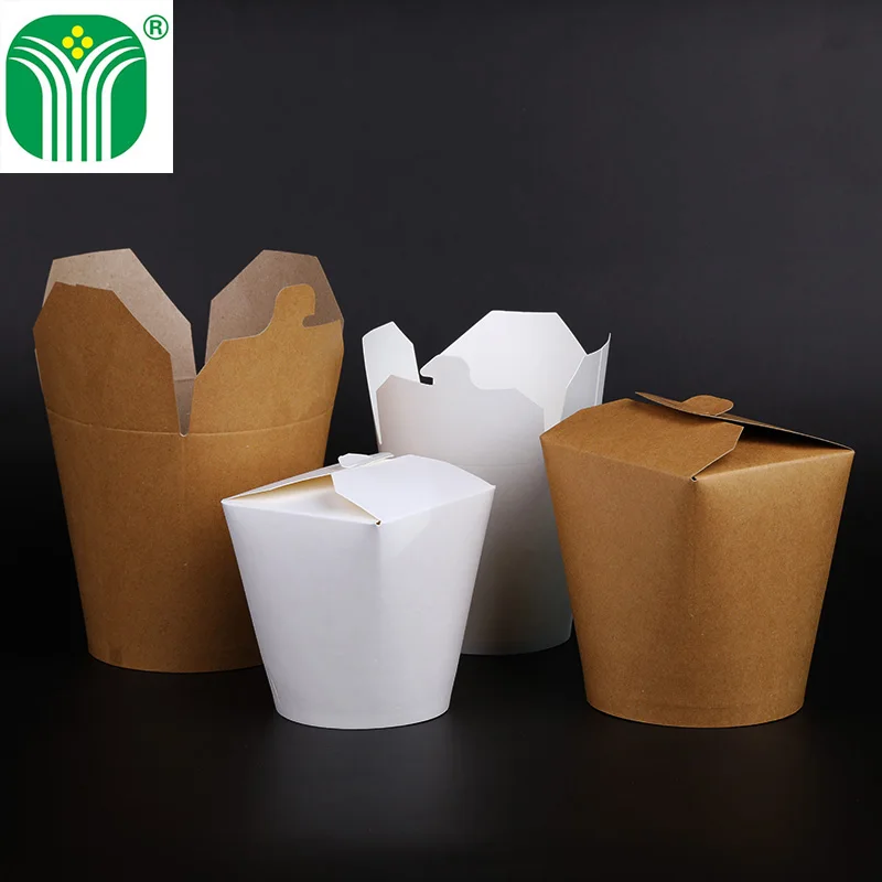 
china factory custom logo print paper noodle box 