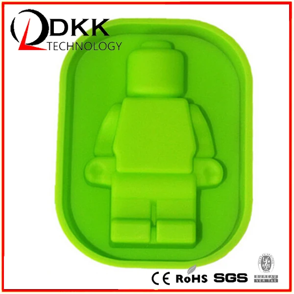 

DKK-B026 FDA approved food grade non stick freezer safe 1 lego minifigures 11 color with packaging