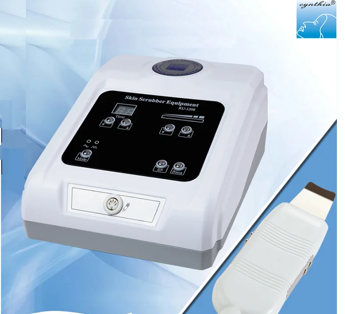 

Microdermabrasion Skin Scrubber Hot &Cold Skin Rejuvenation Ultrasonic Massage, White or customozied