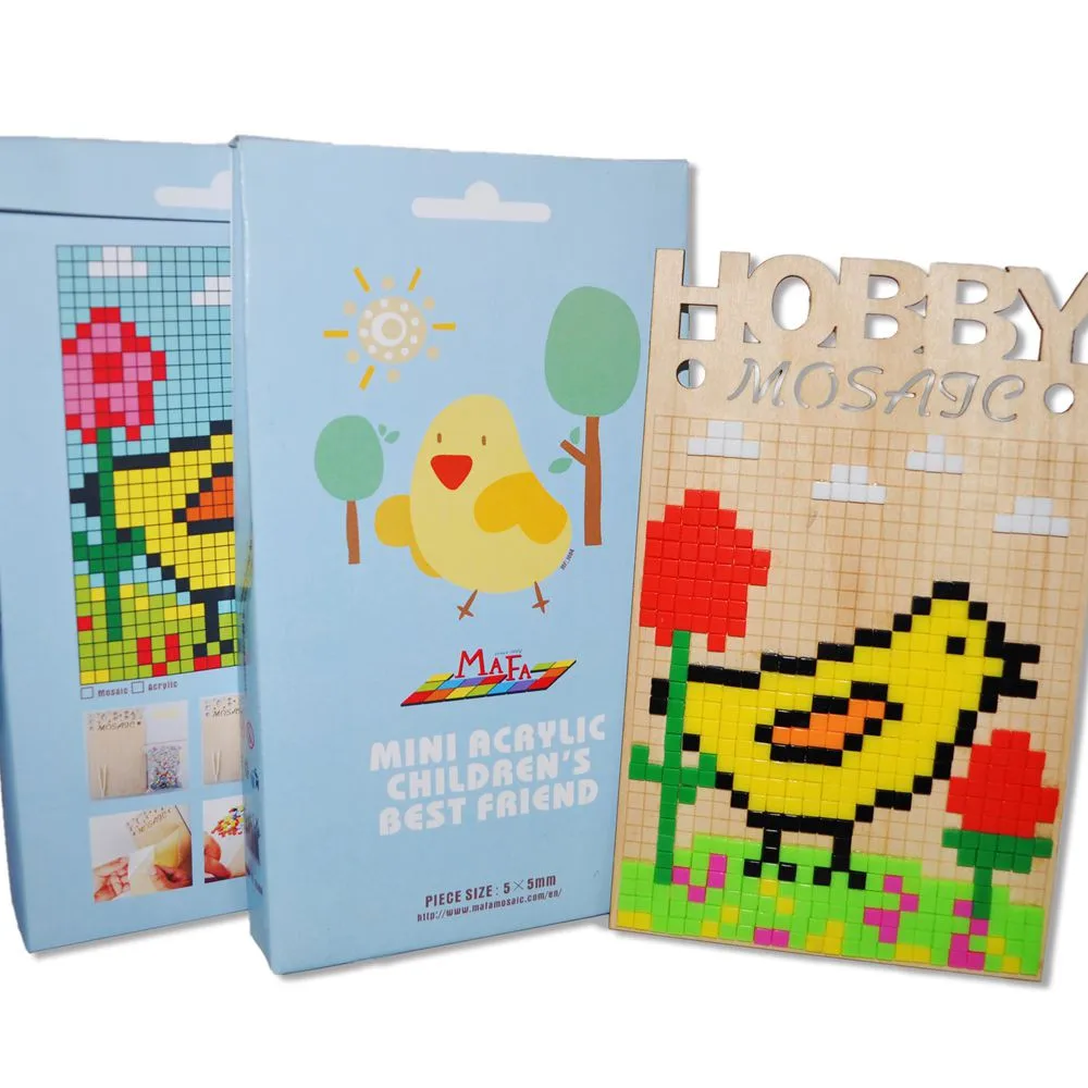Hot Sale DIY Craft Mosaic Pattern Craft Kits Hobby Set School Educational Toys