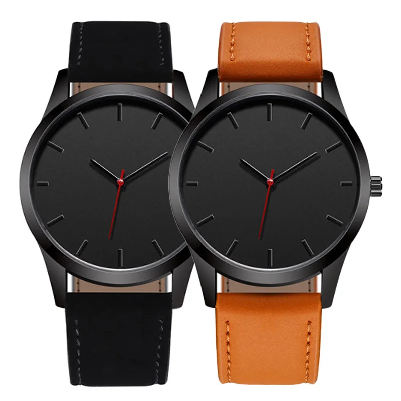 

WJ-7126 Factory Hot Selling Men Watches Business Custom Logo Handwatches Small MOQ OEM Leather Wrist Watches Casual Quartz, Mix