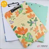 2016 A4 nice printed clipboard paper/pp file folders for school