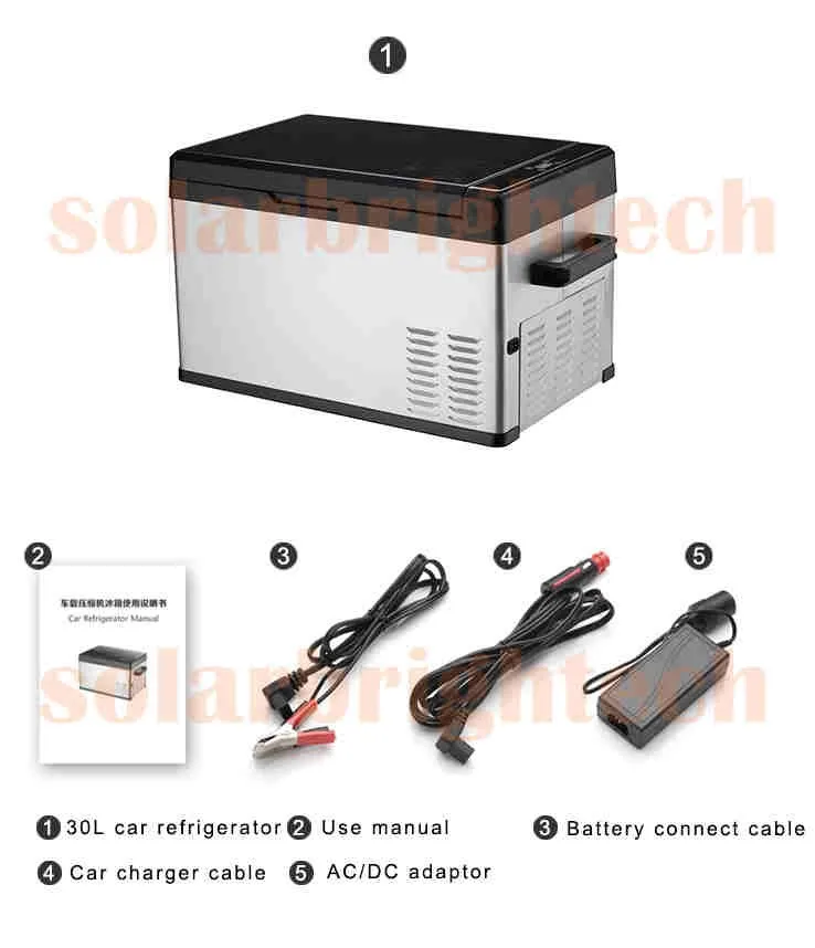 30l Mini Portable Dc Compressor Small Camping Outdoor Battery Powered