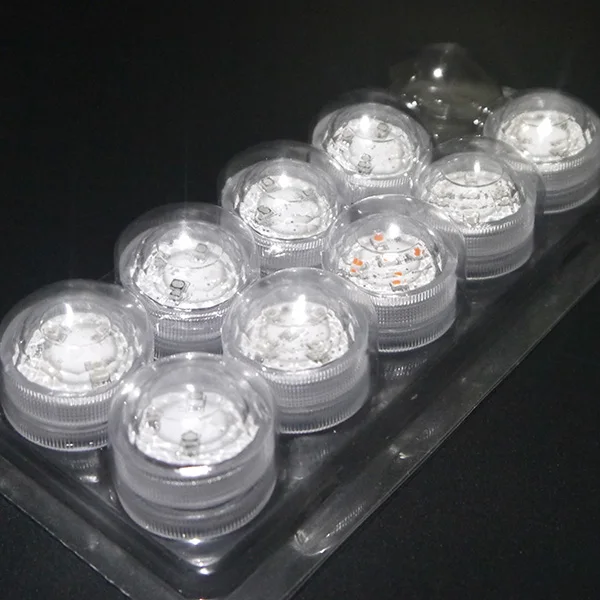 High brightness diamond shape led submersible tea light for bar