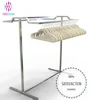 Unique design clothes velvet flocking hangers with hook