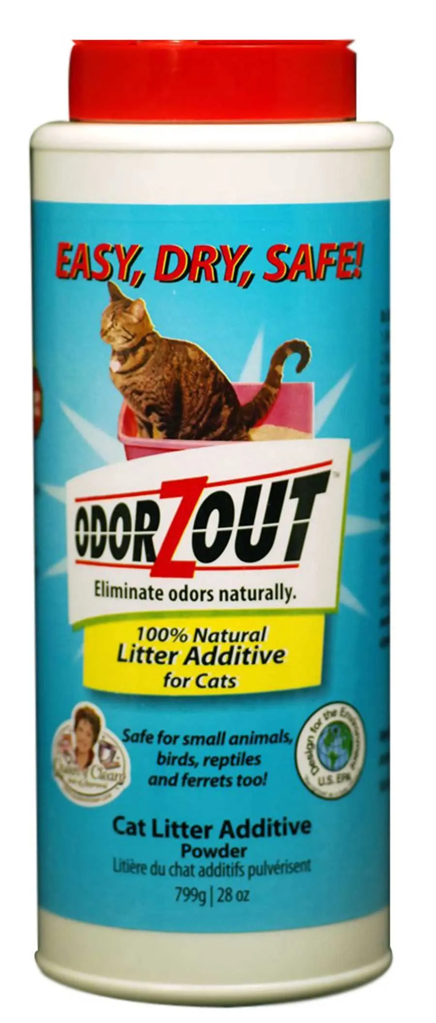Buy Cat Litter Additive Powder Litter Box Odor Remover 28-ounces in