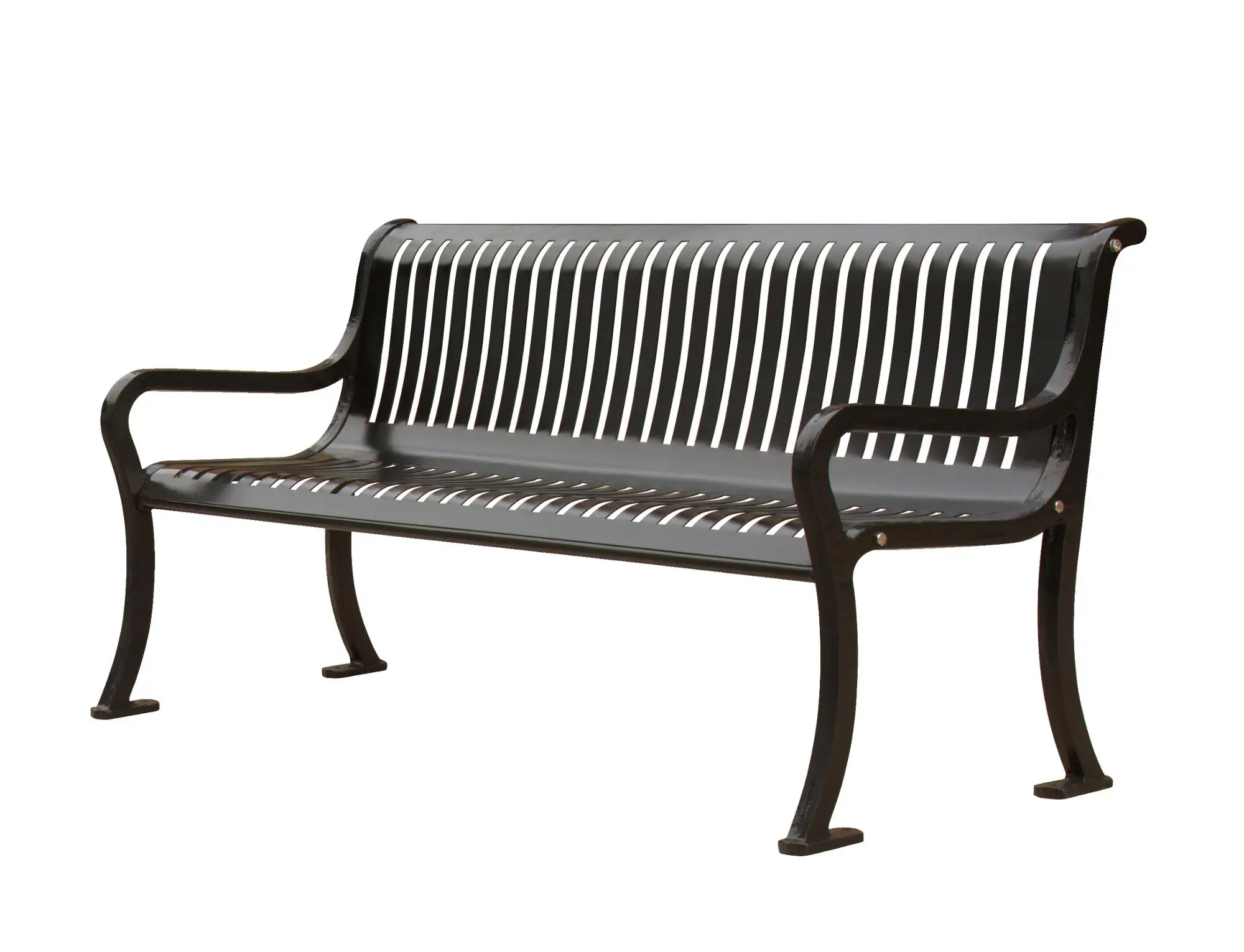 铸铁户外公共街道长凳