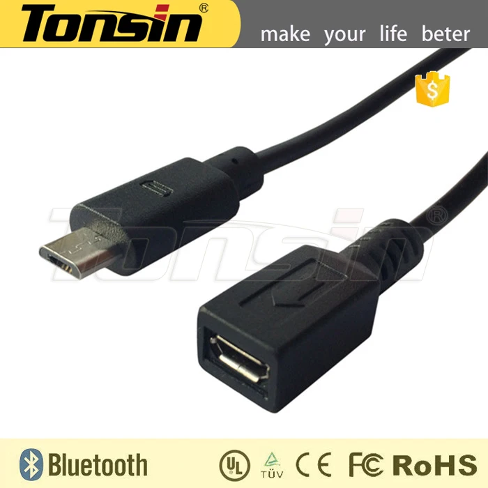 OEM ODM braid shield extension micro usb cable,high quality charging micro usb data cable