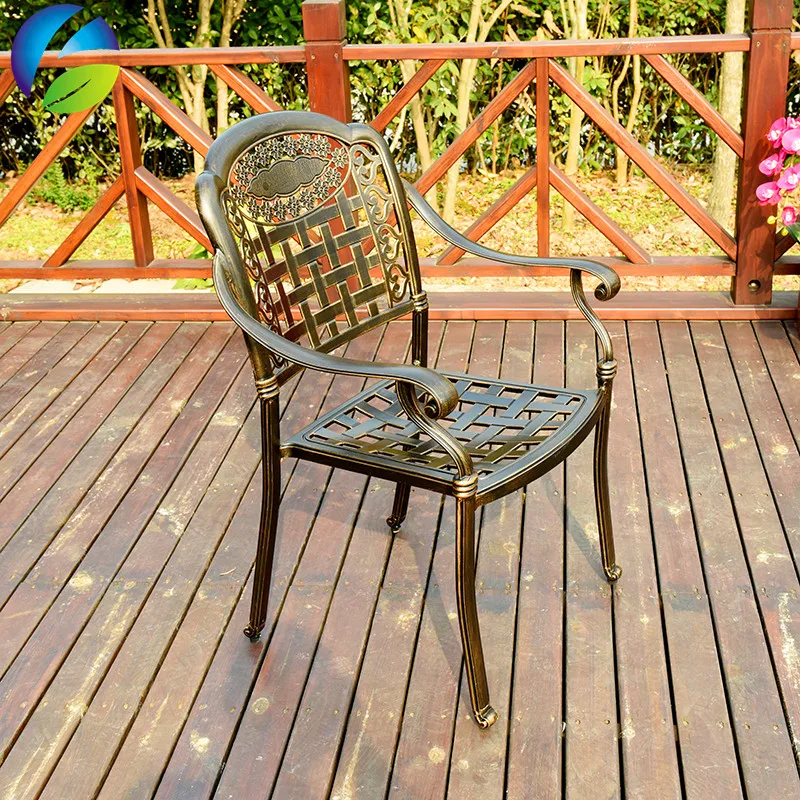 Muebles de Jardín patio metal creativo de fundición de aluminio al aire