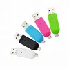 Universal 2 in 1 Micro USB OTG TF/SD multi card reader with custom logo