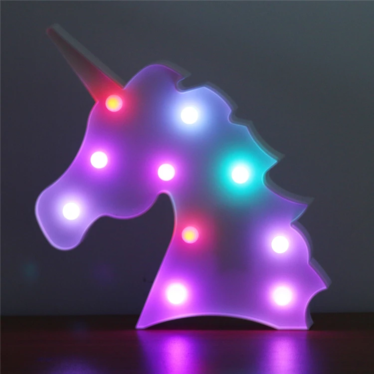 Amazon Unicorn Changeable String Fairy Led Light Lamp Animal Shaped Night Lights