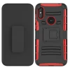 For Motorola One Power Holster Case For Moto P30 Note Combo Mobile Phone Case