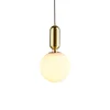 designer modern simple decorative glass ball hanging pendant lamp for bedroom restaurant