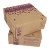 Custom One Solid Color Logo Print Kraft Brown Corrugated K5 E flute Cardboard Clothing Shipping Mailer Box