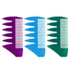 Double Sides Large Wide & Dense Tooth Comb Vintage Back Plane Oil Hair Comb professional hair comb