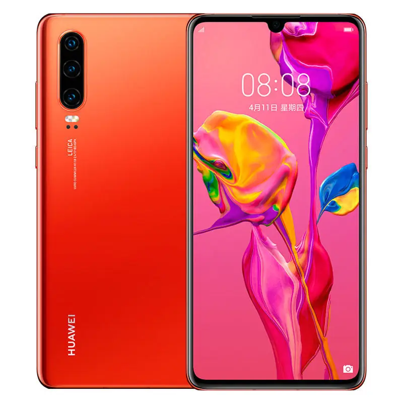 

High quality P30 ELE-AL00 ram 8GB 64GBt~256GB Triple Back Cameras Face ID Screen Fingerprint Id 6.1 inch Dot-notch smartphone