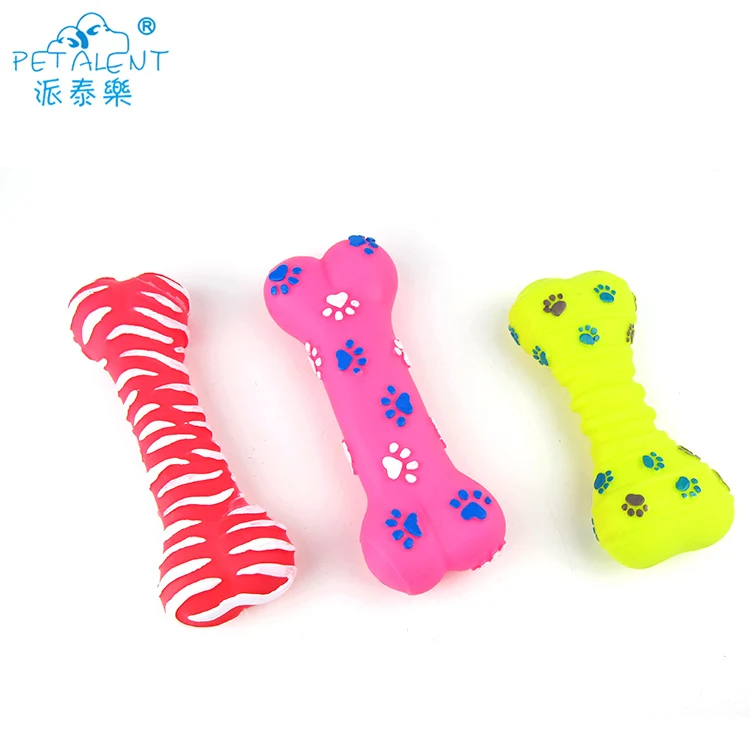 dog bone squeaky toy