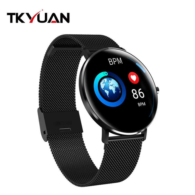 

TKYUAN Smart Watch IP68 Waterproof Smartwatch 1.22 inch Fitness Tracker Wristband Bracelet Touch Screen Heart Rate Swimming, N/a