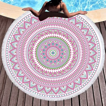 circle beach towel