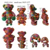High Quality Plush Teddy Bear Colorful Puzzle Bear Toys