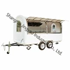 China mobile food cart consession trailer food trailer food kiosk for soft serve ice cream cream machine