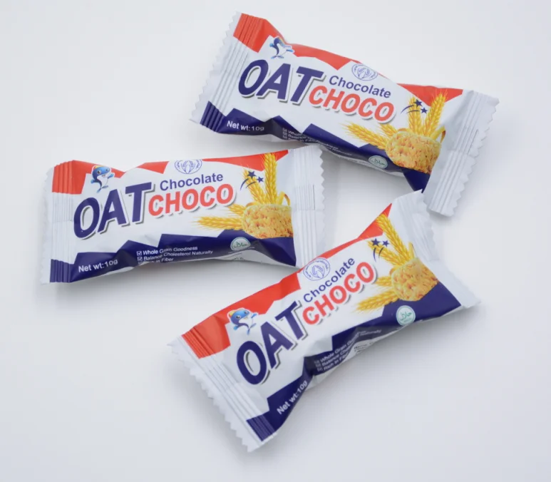 10g Halal Oat Choco/milk Chocolates Biscuit In Fiber Lower Cholesterol