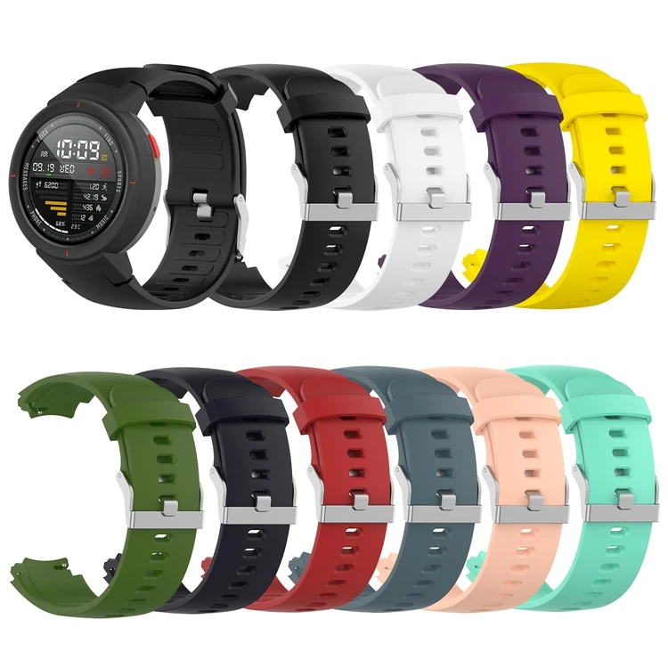 

Soft Silicone Watch Band Replacement Bracelet Strap for Huami Amazfit Verge, 10 colors or customized