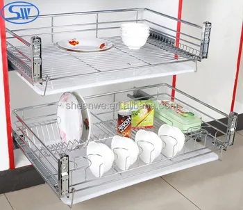 A02 05 003guangzhou Soft Closing 2tier Dish Racks Kitchen