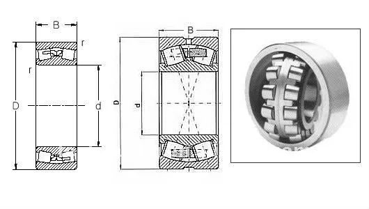China Split Spherical roller bearing with brass(steel)cage