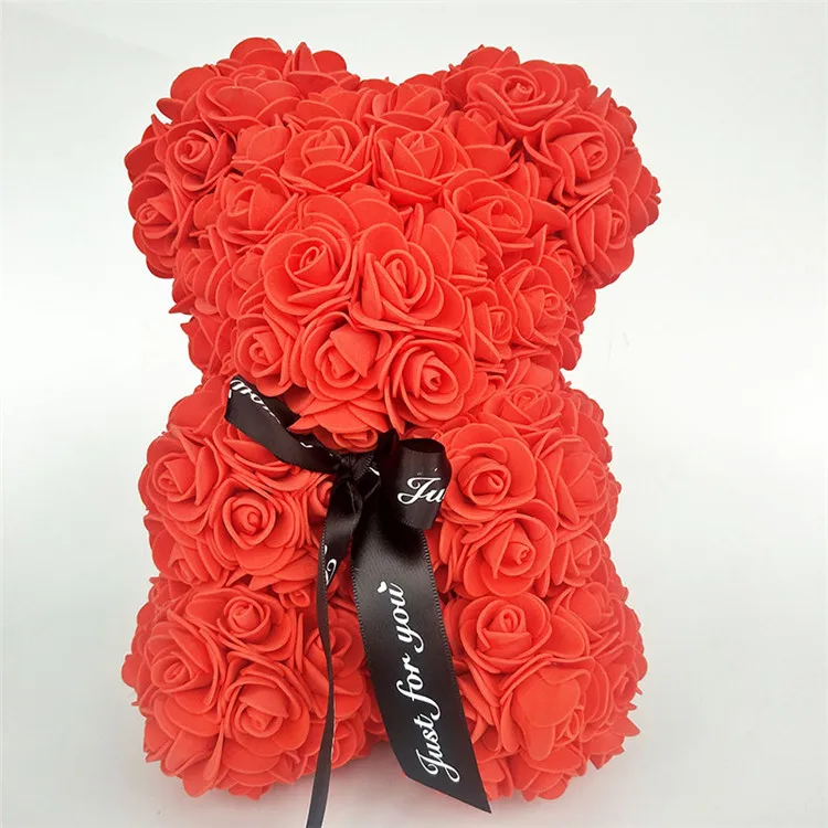 teddy bear foam roses