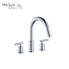 Good Quality Sanitary Ware 3 Piece Brass Water Sink Basin Faucet Mixer Tap Faucet